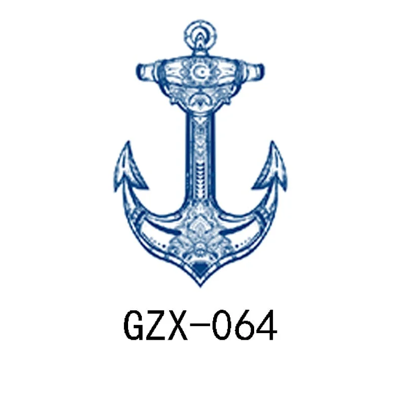 Herbal Semi-Permanent Tattoo Sticker Net Red Tattoo Sticker Waterproof Sweat Lasting Herbal Tattoo Sticker