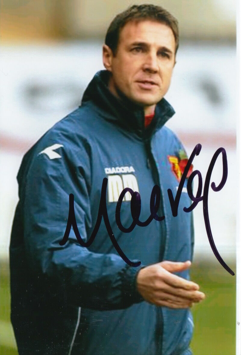 WATFORD HAND SIGNED MALKY MACKAY 6X4 Photo Poster painting 1.