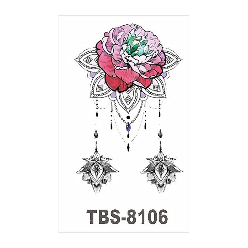 Temporary Tattoo For Women Stickers On The Chest Fashion Fake Tattoos Woman Tatoo Sticker Tatoos Men Body Art Waterproof Tattoo