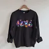 Unisex Halloween Ghost Neon Printed Sweatshirt