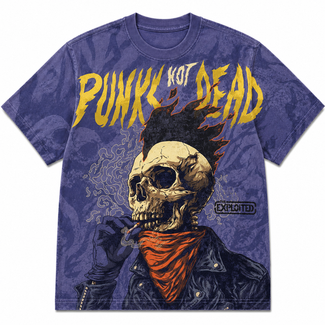 Street Punk Dead Cotton T-Shirt