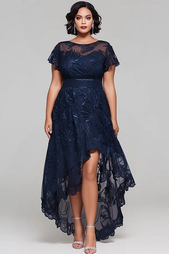 plus size blue lace dress Bridgerton Daphne Empire Waist Blue Dress With Lace- Regency Era Ball Gown Plus Size Size 10 / No Shawl / Blue