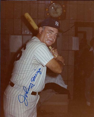 Johnny Mize Signed - Autographed New York Yankees 8x10 inch Photo Poster painting - Deceased