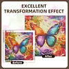 Diamond Painting -DIY Round Drill Colorful Butterfly(40x40cm)