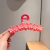 Gradient Colors Flower Design Hair Claws