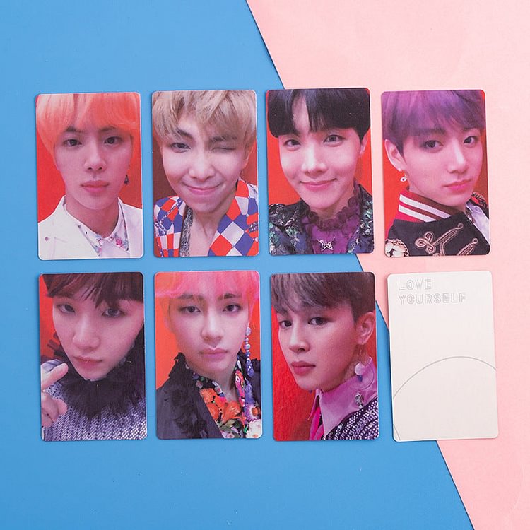 BTS Love Yourself Album Polaroids cards set of 7