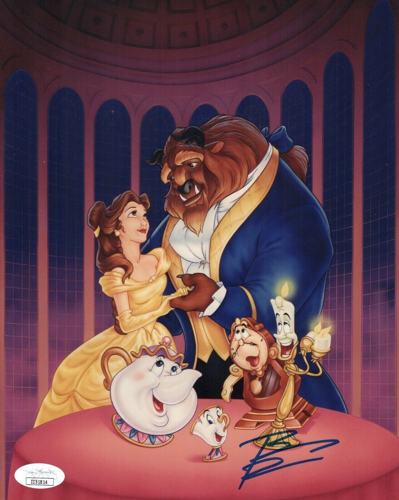 BRADLEY PIERCE Signed BEAUTY AND THE BEAST Chip 8x10 Photo Poster painting Autograph JSA COA