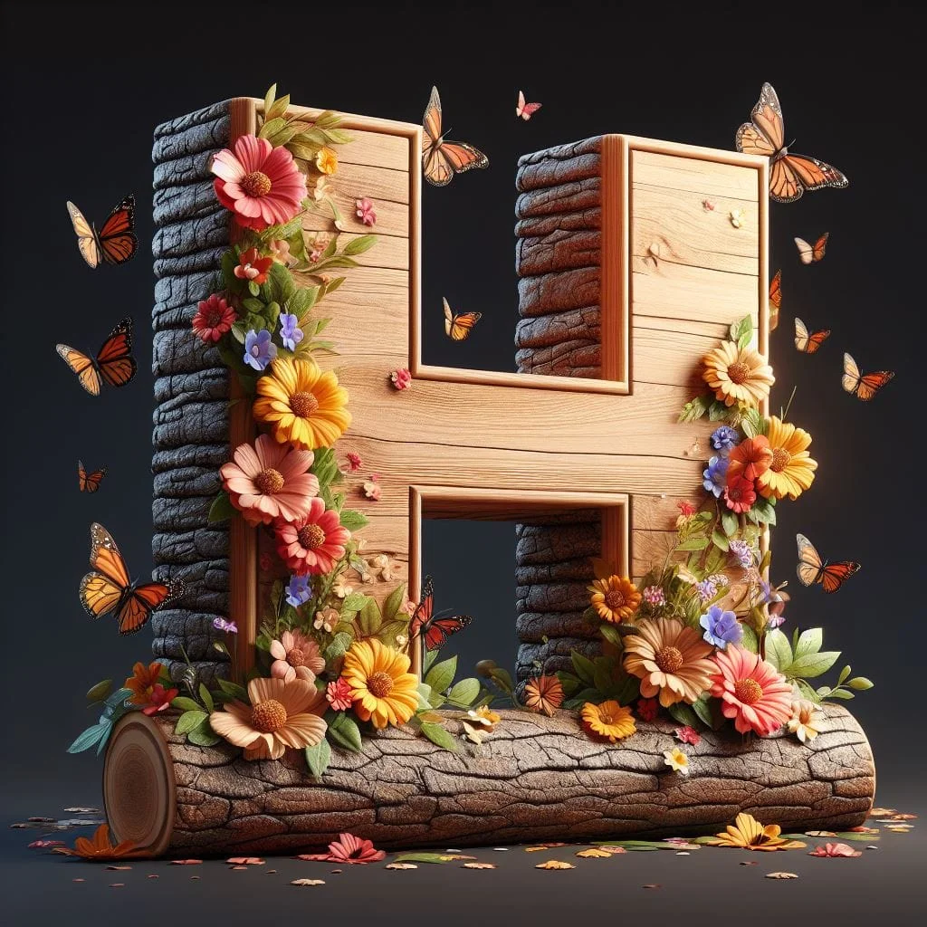 Diamond Painting - Full Round Drill -  wooden Alphabet(Canvas|40*40cm)