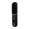 Cordless Hair Straightening Brush Straightener Rechargeable Hot Brush