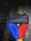 Alarm Light Wireless Solar Powered LED Strobe Motion Sensor Anti Theft Lamp