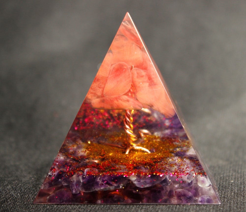 

Orgone Pyramid Chakra - Tree of Life, 501 Original