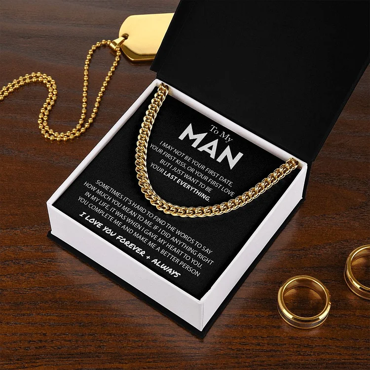 Mens on sale promise necklace