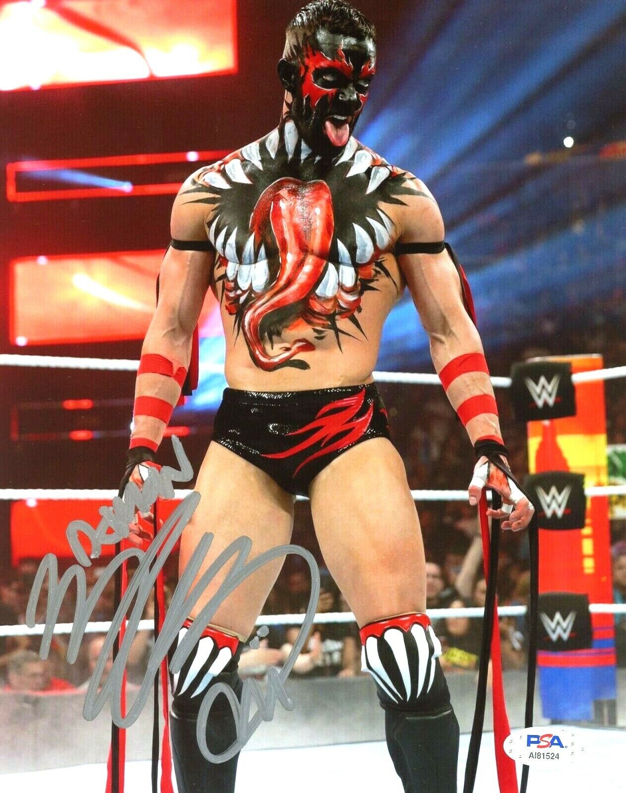 WWE FINN BALOR HAND SIGNED AUTOGRAPHED 8X10 Photo Poster painting WITH PROOF AND PSA DNA COA 25