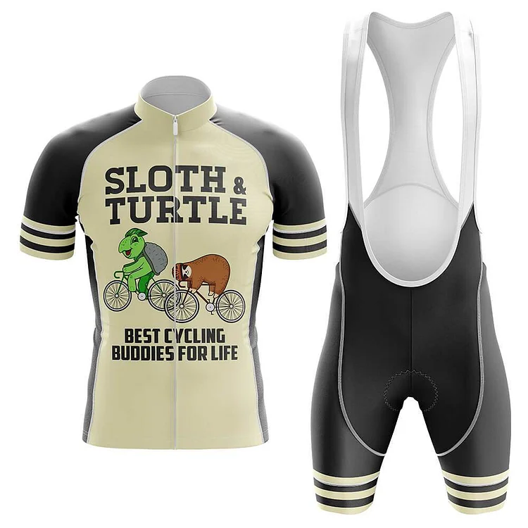 Sloth And Turtle Men's Short Sleeve Cycling Kit