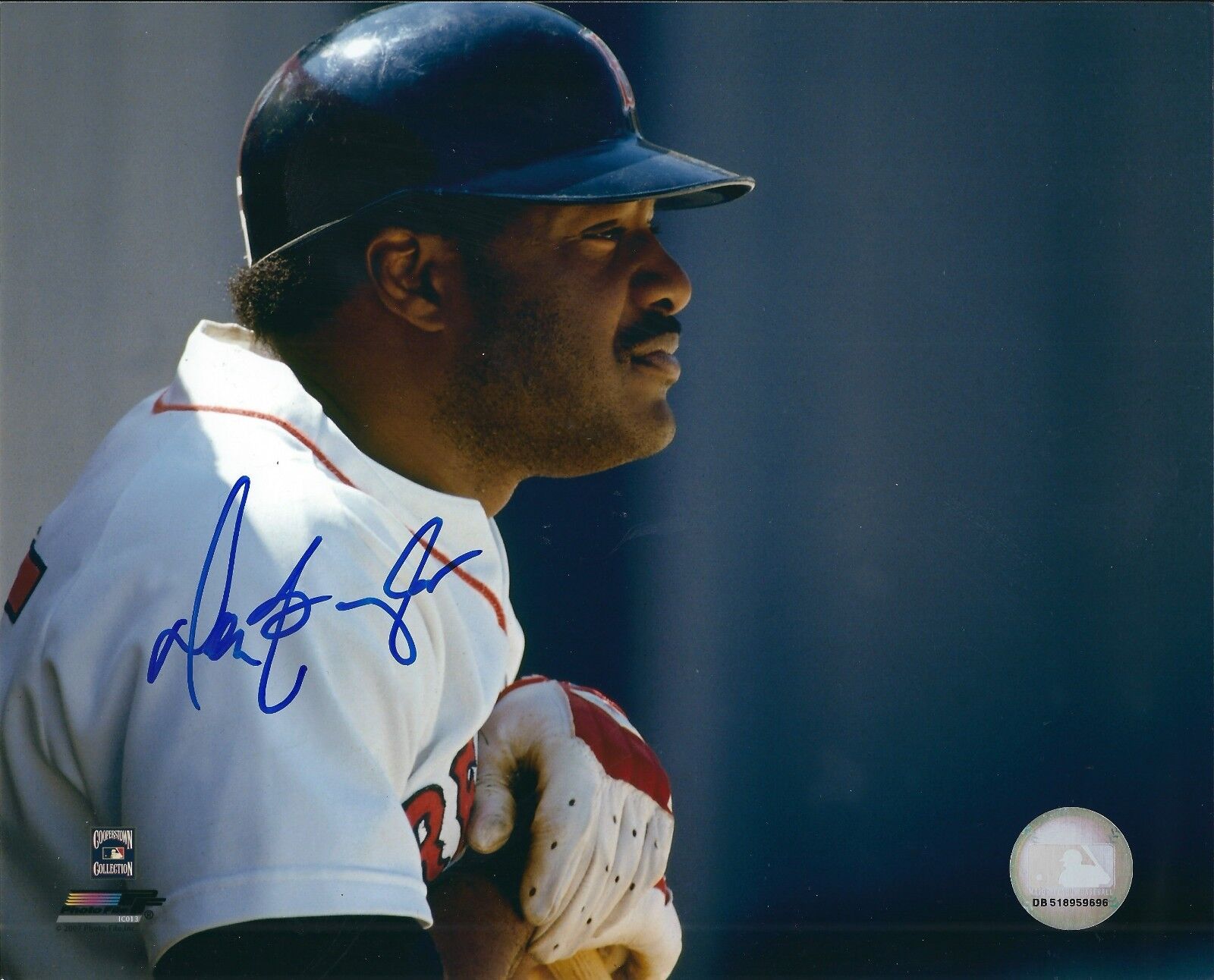 AUTOGRAPHED 8x10 DON BAYLOR Boston Red Sox Photo Poster painting W/COA