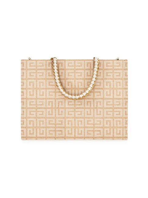 Givenchy Small G Tote Shopping Bag In 4G Jute