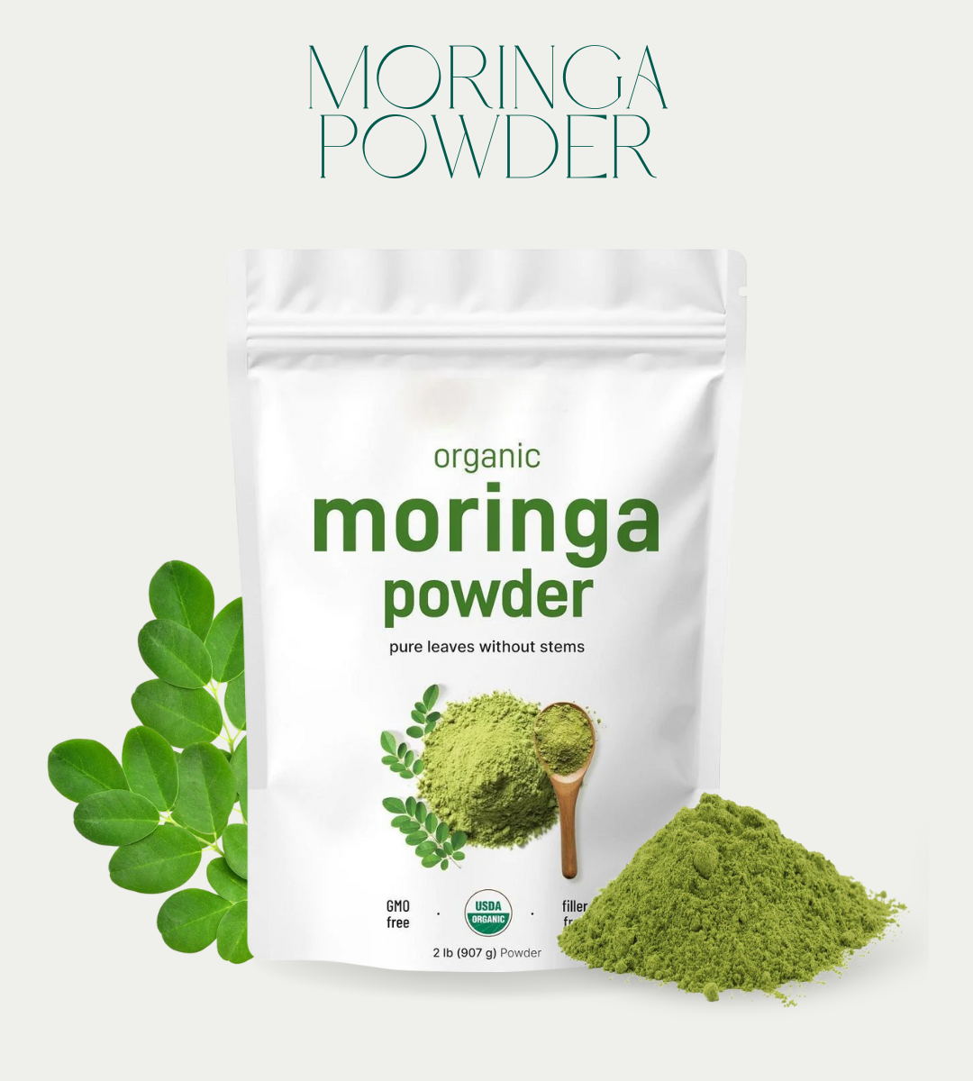 Organic Moringa Powder 2lbs
