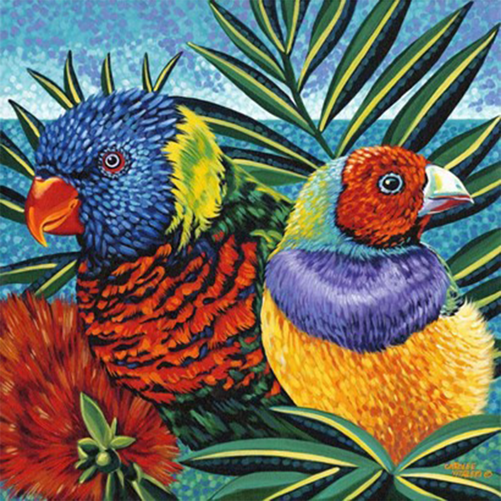 

European Parrot - Round Drill Diamond Painting - 30*30CM, 501 Original