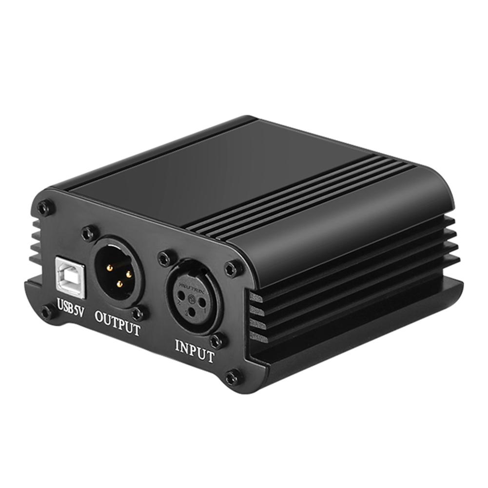 

48V Phantom Power Supply USB Power Adapter for Micro Condenser Microphone, 501 Original