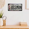 NEW YORK ASSMAN - Car License(6*12Inch) - Garage
