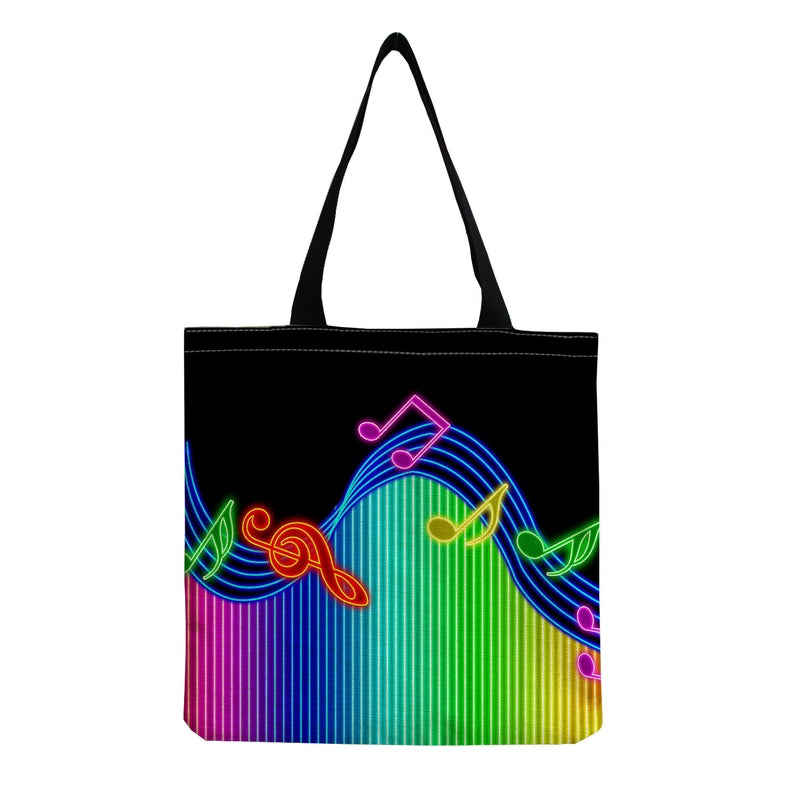 Source Piano Printed Casual Bag Harajuku Style Fashion Shoulder Bag Student Large Capacity Handbag