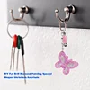 Full Drill Special Shaped Diamond Painting Butterfly Bag Keychain Pendant