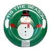 PVC Thickened Ski Ring with Handles Inflatable Ski Board Kids Snow Sledding Tool