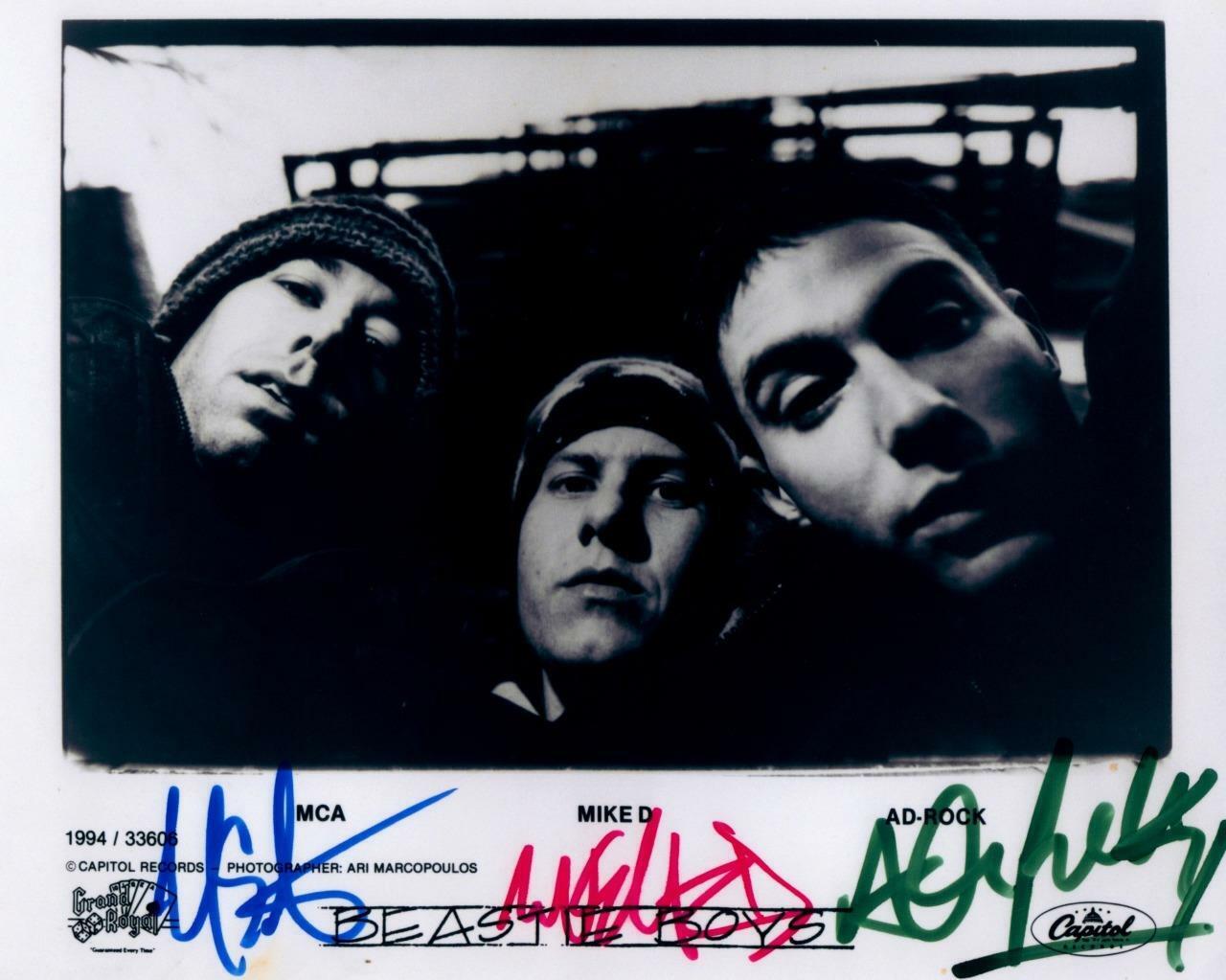 Beastie Boys Band SIGNED AUTOGARPHED 10 X 8