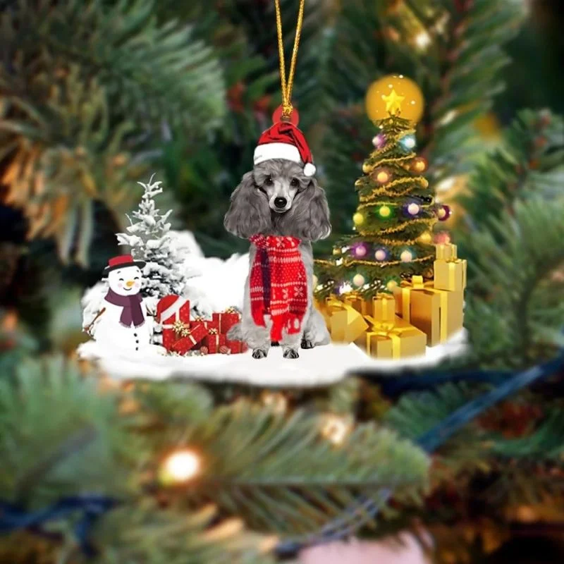 VigorDaily Poodle Christmas Ornament SM155