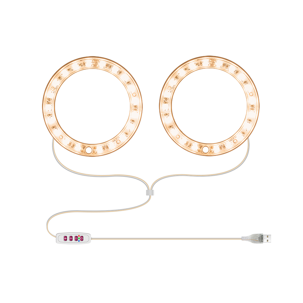 

Angel Ring Plant Growth Light Sunlight Phytolamp Indoor USB Nursery Lamp, 1 in1, 501 Original
