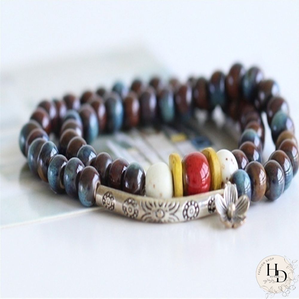 Fashion Jewelry Creative Handmade DIY Ceramic Multi-layer Fashion Accessories Handmade Bracelet
