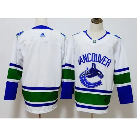Men's  Vancouver Canucks White Stitched NHL Jersey