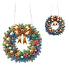 Diamond Painting Acrylic Christmas Garland Pendant Home Decorations