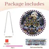 Pendentif de peinture en diamant maison maison d&rsquo;Halloween pour adultes perceuse simple face