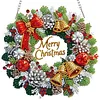 Kit de pendentif de peinture acrylique &agrave; un seul c&ocirc;t&eacute; de No&euml;l 20 cm