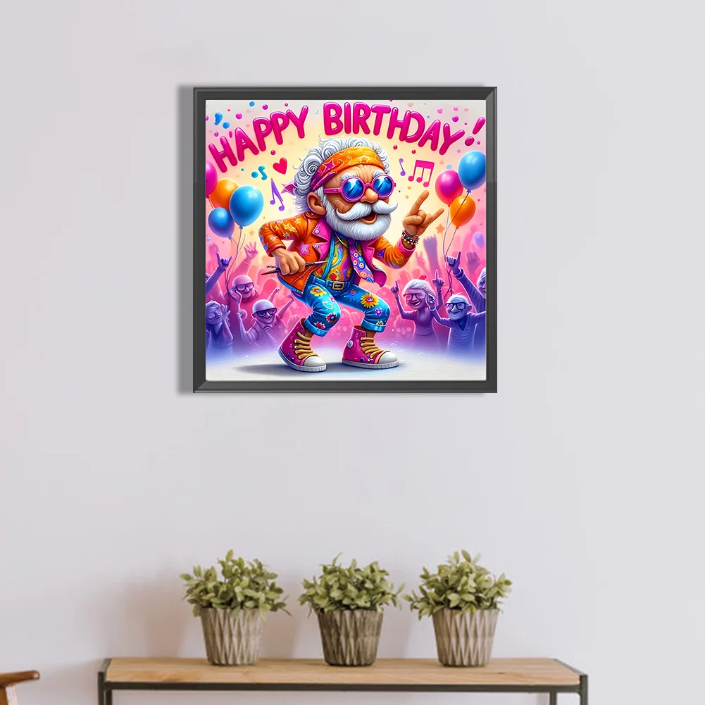 Diamond Painting - Full Round Drill - Grandma(Canvas|40*40cm)