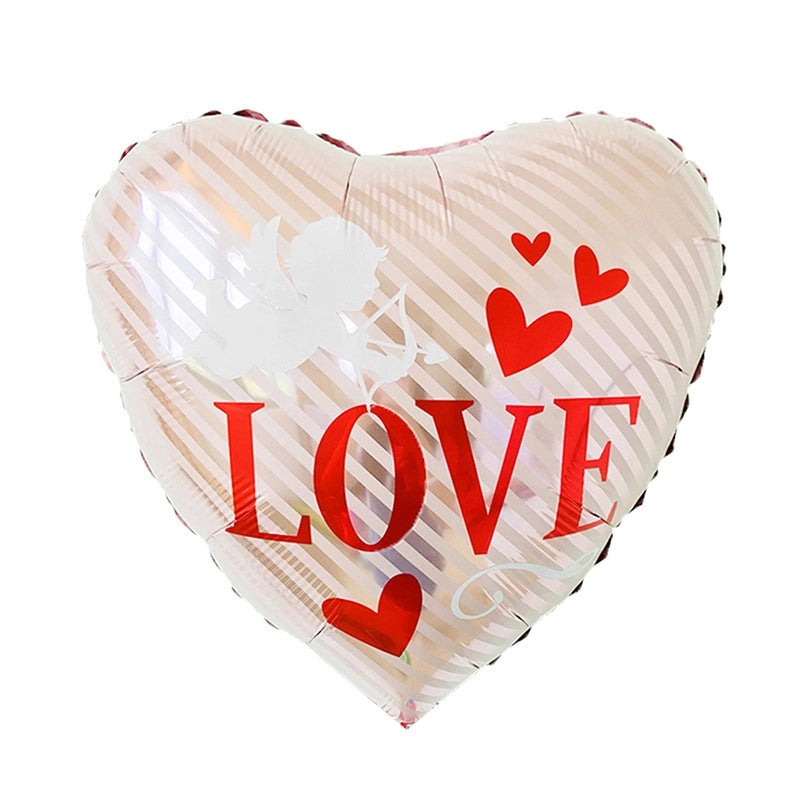 Vacation Minimalist Heart Shape Aluminum Film Travel Daily Balloons