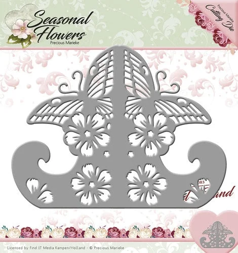 Piggy Craft metal cutting dies cut die mold Season flower decoration Scrapbook paper craft knife mould blade punch stencils dies