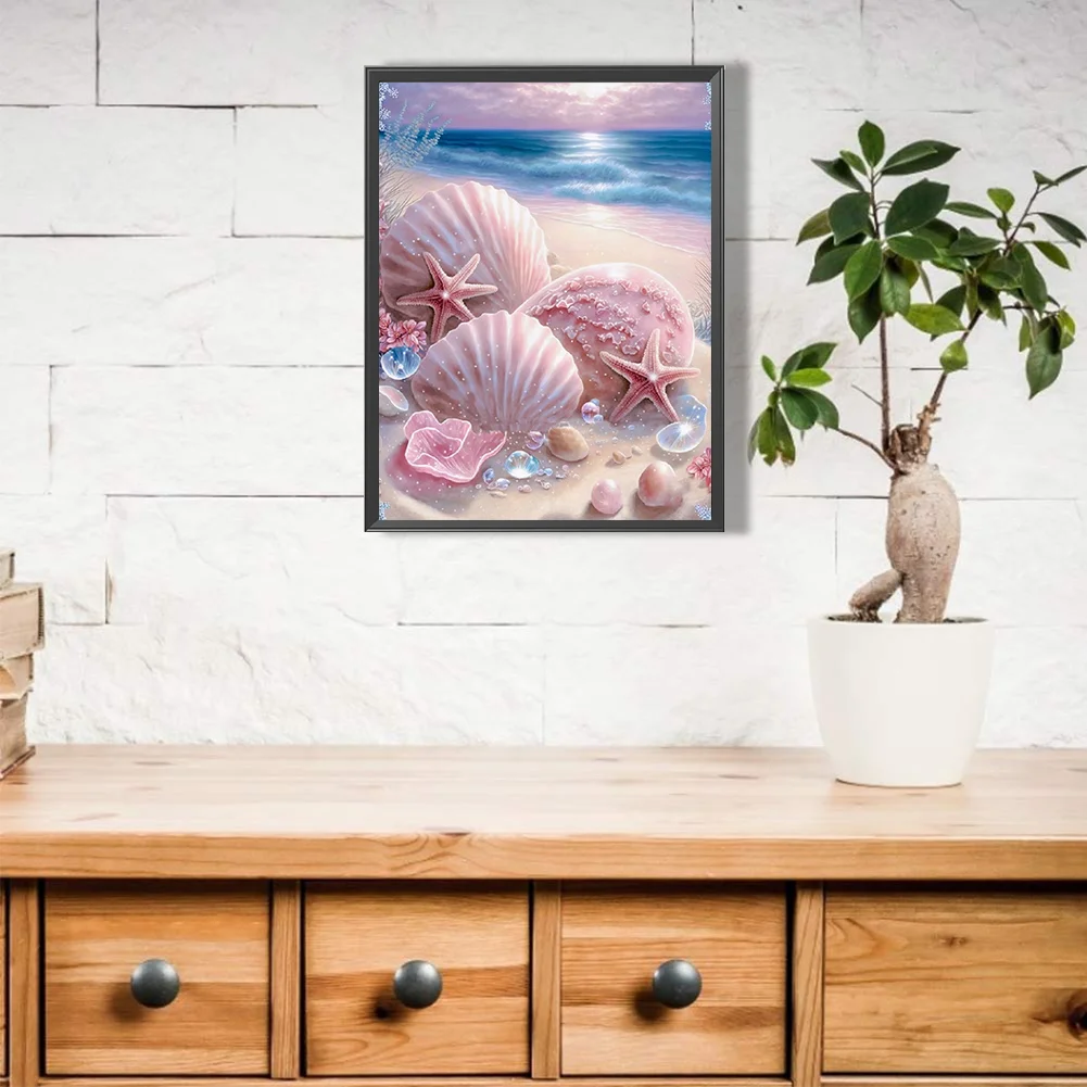 Diamond Painting - Full Round Drill - Beach(30*40cm)