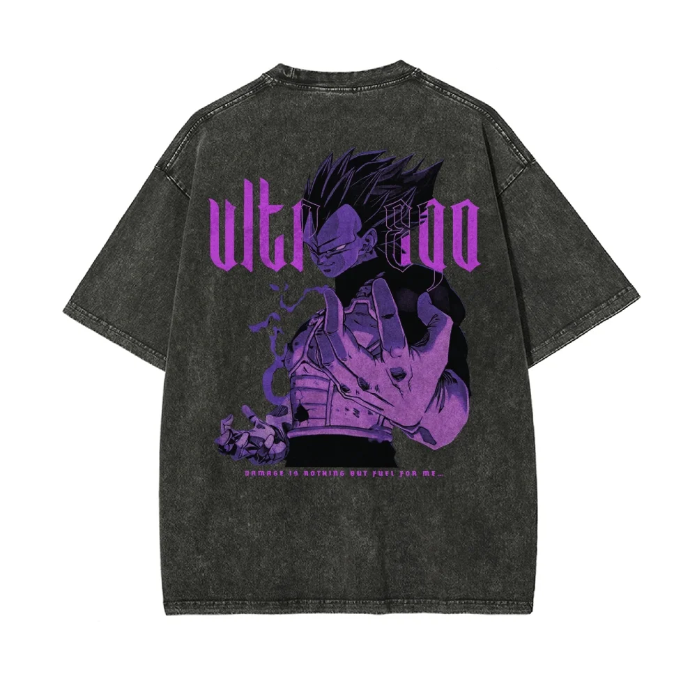 Dragon Ball Super Vegeta Ultra Ego Oversize Washed T-Shirt