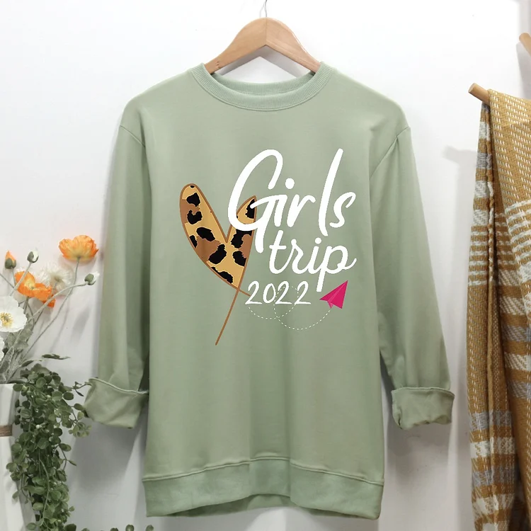 Girl Trip Women Casual Sweatshirt-Annaletters
