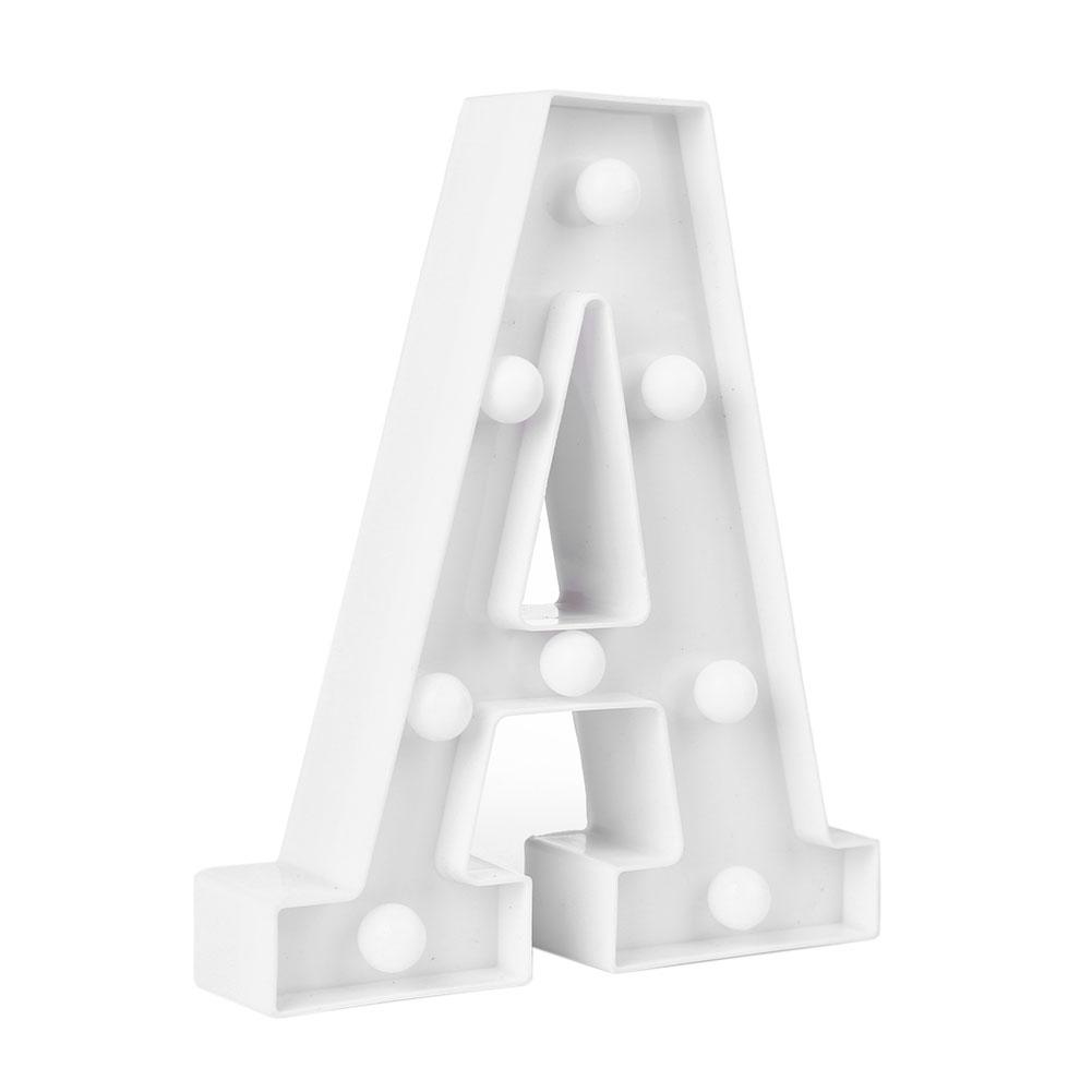 

3D Letter LED Night Light Wall Hanging Marquee Sign Alphabet Decor Lamp, 501 Original