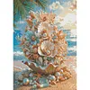 Diamond Painting -DIY Round Drill Giant Clam Floral