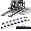 [US Local Warehouse] 8 Feet Retractable Wheelchair Ramp 94x7.4inch Handicap Ramp 661LBS Capacity Wheel Chair Ramps for Home Entry Steps Stairs Doorways