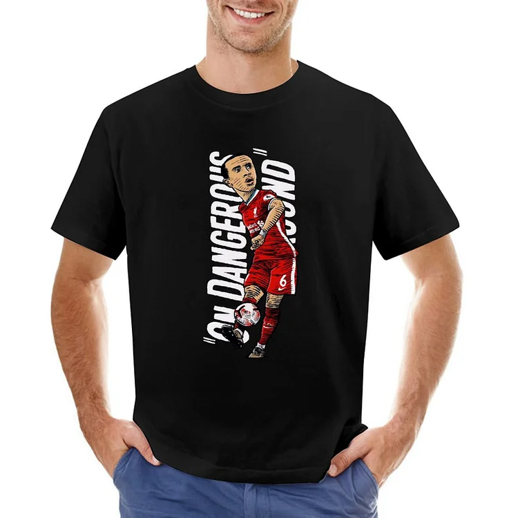 Thiago Inspired Cartoon Men's Soccer Culture Tee