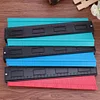 Plastic Irregular Shaper Profile Ruler Gauge Duplicator Contour Scales