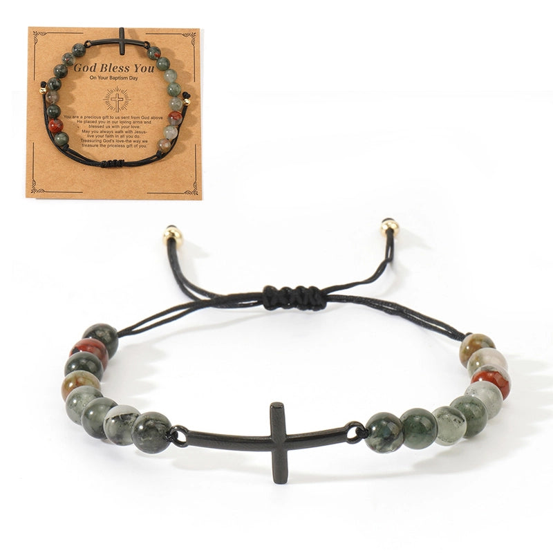 Bohemian Geometric Natural Stone Handmade Men’s Bracelets
