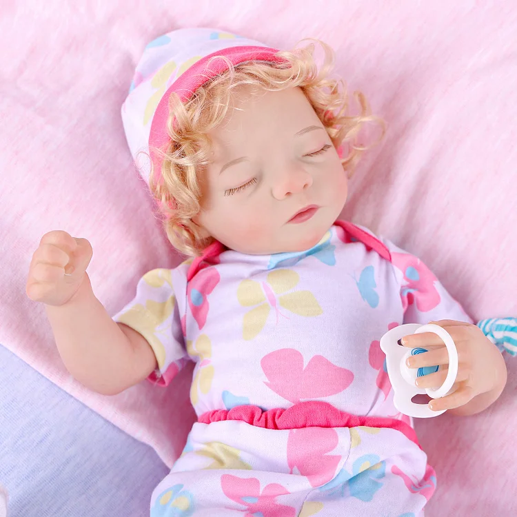 Babeside Realistic 17" Infant Truly Reborn Baby Doll Blonde Hair Girl Aurora