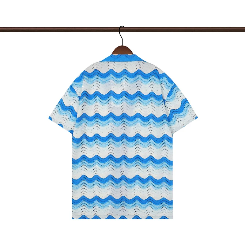 Casablanca 2023SS New Product Silk Short Sleeve Shirt