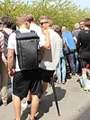 Outdoor Retractable Stool Adjustable Portable Folding Chair for Travel Queuing